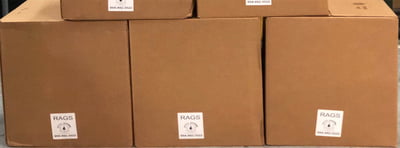 White Rags 50lb box White Rags 50lb box